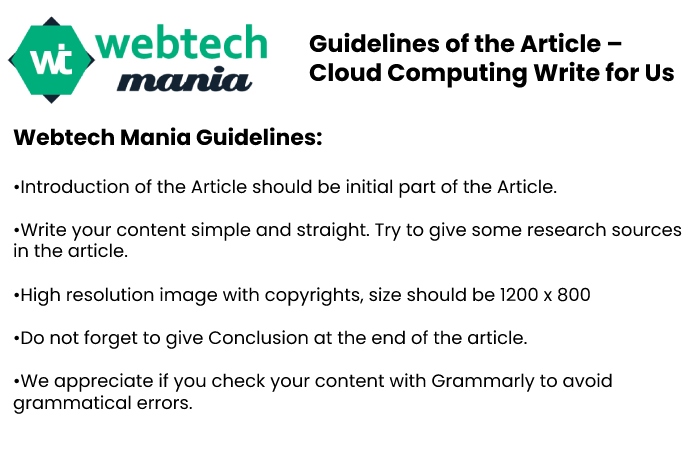 Guidelines for the article Webtechmania