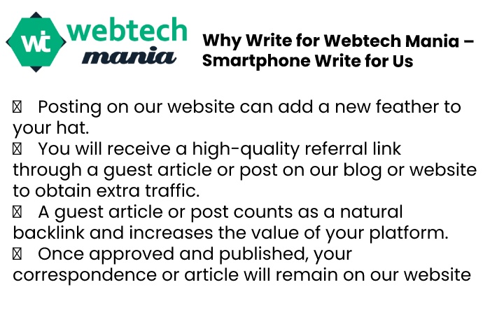 Why write for us Webtechmania