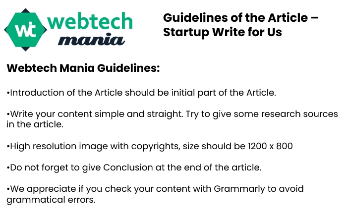 Guidelines for the article Webtechmania 